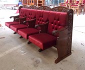 כסאות בית כנסת-דגם מחשוף הלבן