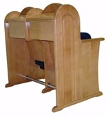 כסאות בית כנסת -דגם פיתוחי חותם -גב עגול